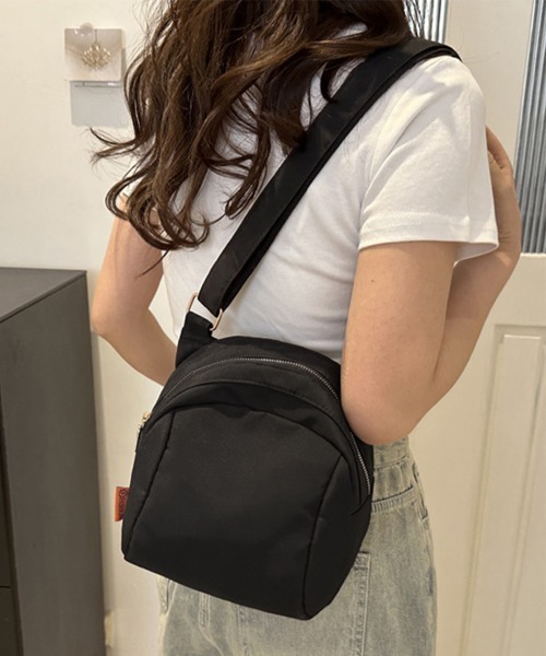 Miniministore(ミニミニストア)の「ショルダーバッグ レディース ナイロン(ショルダーバッグ・レディース・ブラック/ブルー/オフホワイト/ベージュ/イエロー・FREE)」の1枚目の写真