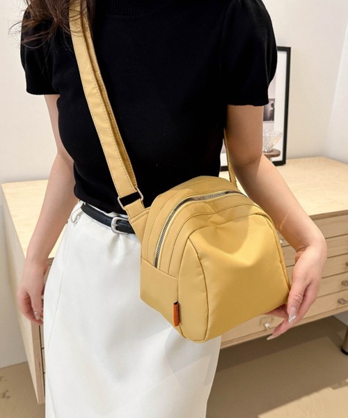 Miniministore(ミニミニストア)の「ショルダーバッグ レディース ナイロン(ショルダーバッグ・レディース・ブラック/ブルー/オフホワイト/ベージュ/イエロー・FREE)」の16枚目の写真