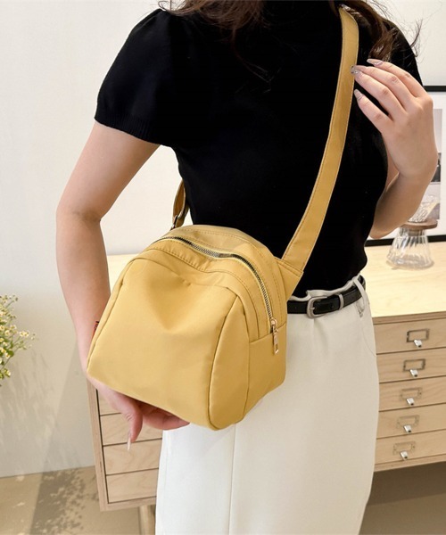 Miniministore(ミニミニストア)の「ショルダーバッグ レディース ナイロン(ショルダーバッグ・レディース・ブラック/ブルー/オフホワイト/ベージュ/イエロー・FREE)」の17枚目の写真