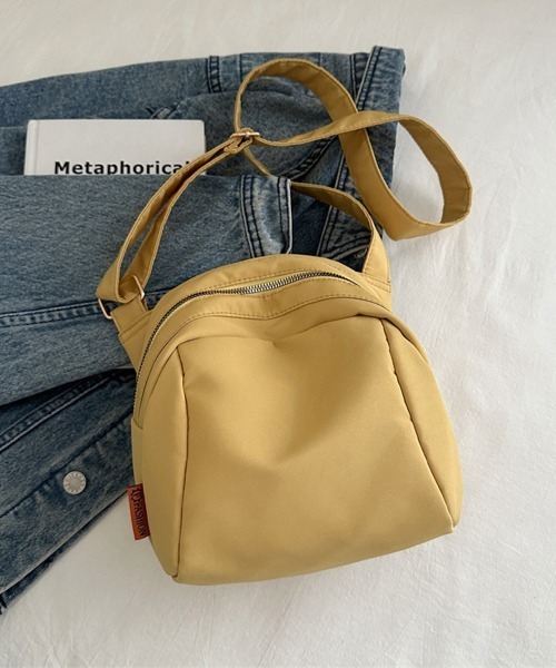 Miniministore(ミニミニストア)の「ショルダーバッグ レディース ナイロン(ショルダーバッグ・レディース・ブラック/ブルー/オフホワイト/ベージュ/イエロー・FREE)」の18枚目の写真