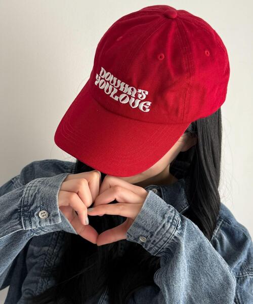 WEGO（ウィゴー）の「WEGO/ウネリロゴツイルキャップ（キャップ・レディース・ブラック/ブラウン/レッド・FREE）」の3枚目の写真