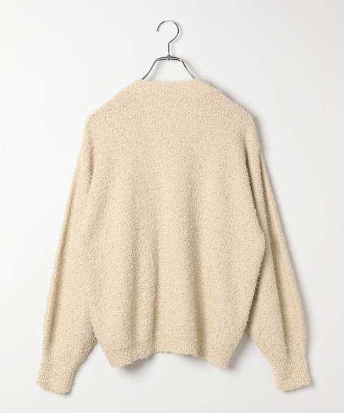 BAYFLOW（ベイフロー）の「[コンパクトなシルエット]モップヤーンショートカーディガン（カーディガン/ボレロ・レディース・チャコール/オレンジ/オフホワイト・FREE）」の14枚目の写真