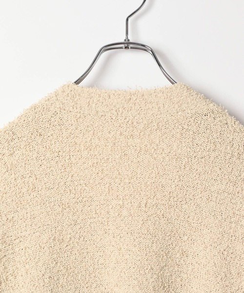 BAYFLOW（ベイフロー）の「[コンパクトなシルエット]モップヤーンショートカーディガン（カーディガン/ボレロ・レディース・チャコール/オレンジ/オフホワイト・FREE）」の18枚目の写真