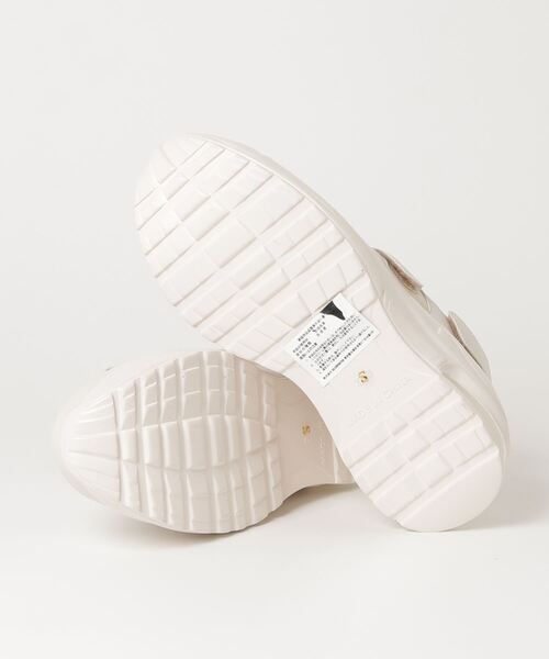 YOSUKE(ヨースケ)の「ヨースケYOSUKE ウィメンズ厚底メリージェーンベルクロエアバックヒールスニーカー6850000(スニーカー・レディース・アイボリー/グレー系その他/レオパード/ブラック・LL/S/M/L)」の6枚目の写真