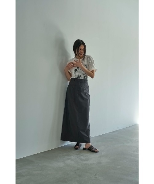 marjour（マージュール）の「PENCIL MAXI SKIRT（スカート・レディース・グレー/ブラック・M）」の13枚目の写真