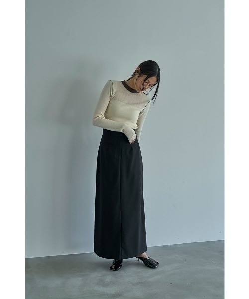 marjour（マージュール）の「PENCIL MAXI SKIRT（スカート・レディース・グレー/ブラック・M）」の20枚目の写真
