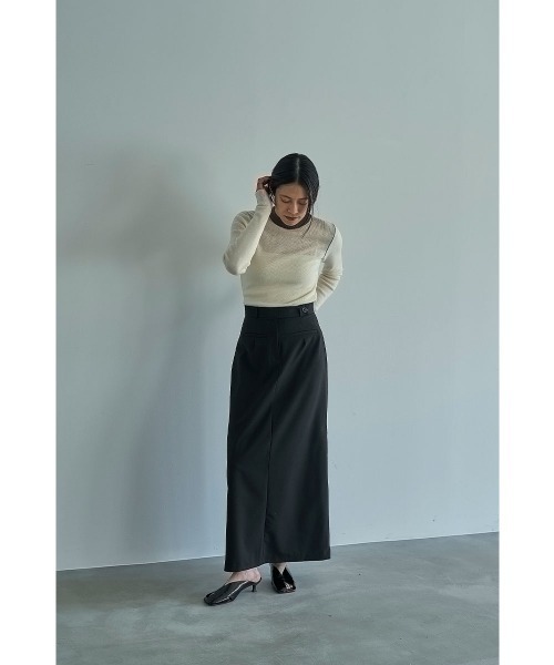 marjour（マージュール）の「PENCIL MAXI SKIRT（スカート・レディース・グレー/ブラック・M）」の21枚目の写真