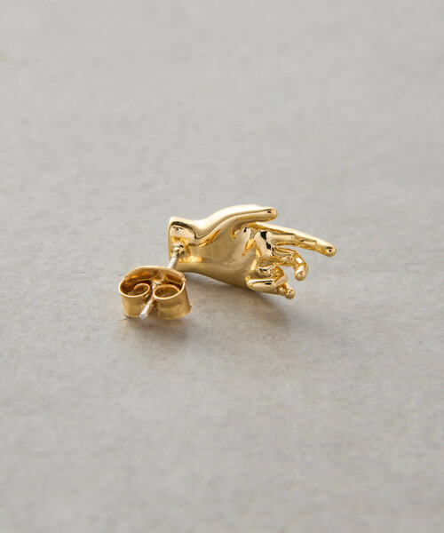 LIVETART（リヴェタート）の「ハンドモチーフピアス（ピアス（両耳用）・レディース・シルバー・FREE）」の5枚目の写真