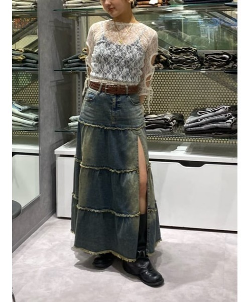 LAGUA GEM（ラグアジェム）の「CROSS FAUX LETHER ベルト（ベルト・レディース・ブラック/ブラウン・FREE）」の17枚目の写真