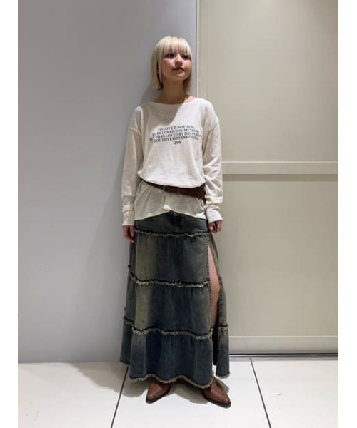 LAGUA GEM（ラグアジェム）の「CROSS FAUX LETHER ベルト（ベルト・レディース・ブラック/ブラウン・FREE）」の15枚目の写真