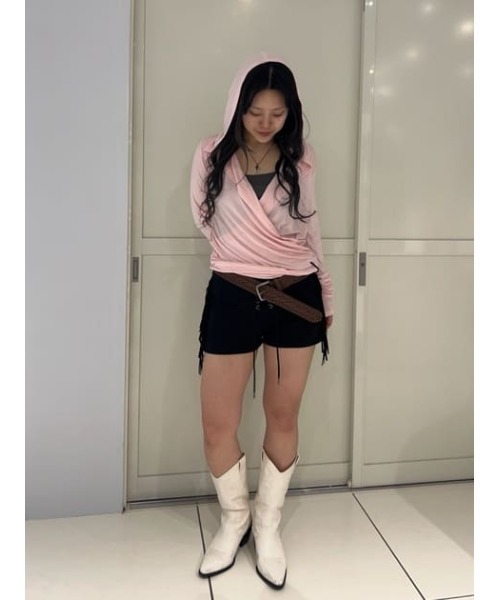 LAGUA GEM（ラグアジェム）の「CROSS FAUX LETHER ベルト（ベルト・レディース・ブラック/ブラウン・FREE）」の21枚目の写真