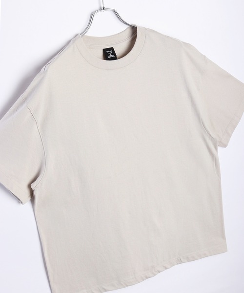 HANES(ヘインズ)の「Hanes ヘインズ BEEFY-T レトロ ストリートTシャツ 半袖 無地(Tシャツ/カットソー・メンズ・ブラック/スモークグレー/サンドベージュ/ホワイト・M/L/XL)」の4枚目の写真