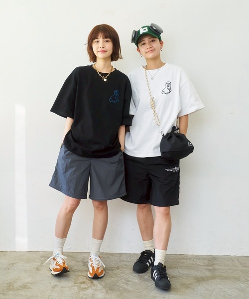 kaoyorinakami（カオヨリナカミ）の「socks tee / ソックスTシャツ（Tシャツ/カットソー・メンズ・ホワイト/ブラック・SMALL/MEDIUM/LARGE/X-LARGE）」の18枚目の写真