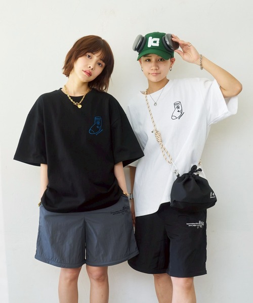 kaoyorinakami（カオヨリナカミ）の「socks tee / ソックスTシャツ（Tシャツ/カットソー・メンズ・ホワイト/ブラック・SMALL/MEDIUM/LARGE/X-LARGE）」の19枚目の写真