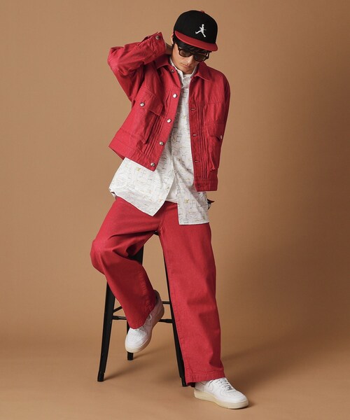 40ｃｔ＆525（フォーティーカラッツアンドゴーニーゴ）の「525DENIM　カラーパンツ（デニムパンツ・メンズ・ダークブラウン/レッド系1・01/02/03/04）」の19枚目の写真