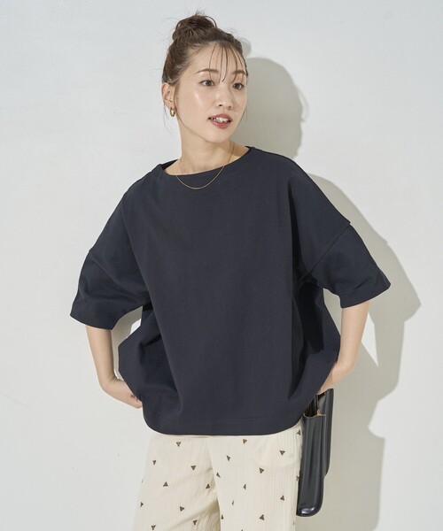 専用出品　bkw様　10/25着 セール】限定展開 ボート ネック バスク 半袖 Tシャツ（Tシャツ