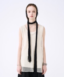 seyto(ZCg)Mesh layered tank top / bVC[h^Ngbv(^Ngbv)
