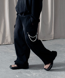 LIBERE（リベーレ）の「LIBERE リベーレ / WASHED SWEAT CARGO PANTS ワイドシルエットスウェットカーゴパンツ / 251304-251305（カーゴパンツ）」