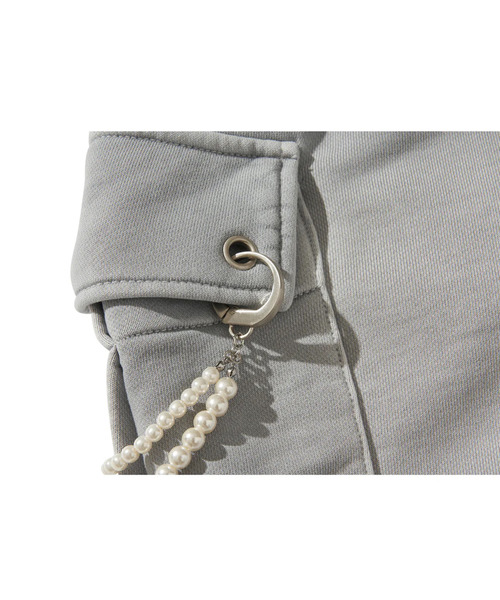 LIBERE（リベーレ）の「LIBERE リベーレ / WASHED SWEAT CARGO PANTS ワイドシルエットスウェットカーゴパンツ / 251304-251305（カーゴパンツ・メンズ・ブラック/グレー・LARGE/MEDIUM/SMALL）」の13枚目の写真