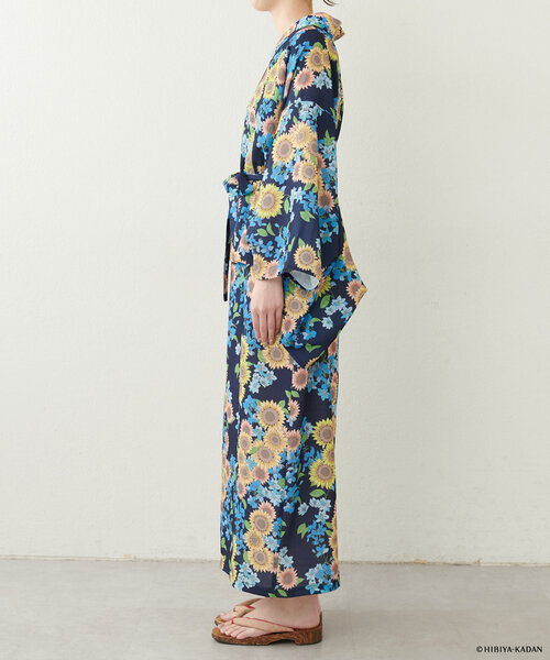 ナチュラルクチュール　【日比谷花壇コラボ】オリジナル2way浴衣ワンピースセット natural couture（ナチュラルクチュール）の「【日比谷花壇