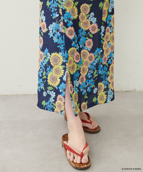 natural couture（ナチュラルクチュール）の「【日比谷花壇コラボ】オリジナル2way浴衣ワンピースセット（浴衣・レディース・その他3/その他2/その他1/その他4・LARGE/MEDIUM）」の5枚目の写真