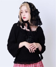 axes femme | レースアッププルオーバー(Tシャツ/カットソー)