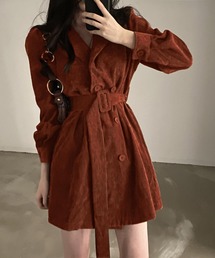 関税込 Rouje レトロ可愛 ゴールド薔薇 コーデュロイ ワンピース 楽天市場】コーデュロイ 花柄 ワンピの通販