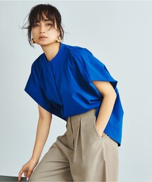 ヴィンテージスパンブロード デザインブラウス