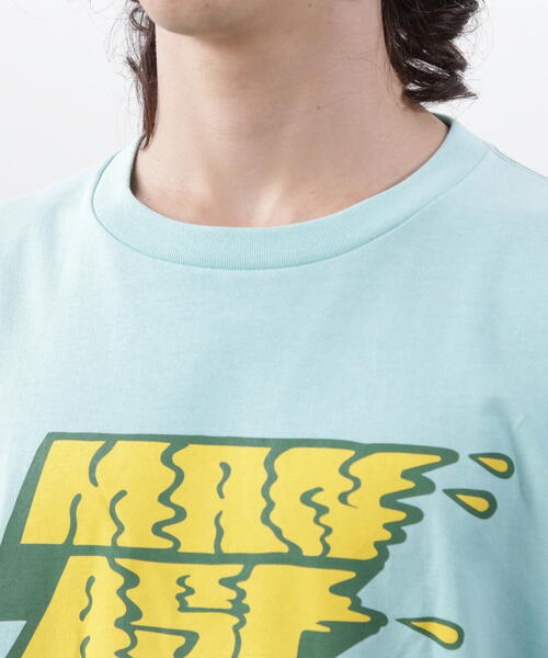 MANASTASH（マナスタッシュ）の「MANASTASH/マナスタッシュ/CiTee SNEEZE（Tシャツ/カットソー・メンズ・ホワイト/ブラック/ミント・L/M/XL/S）」の17枚目の写真