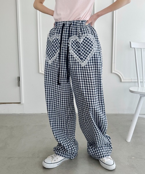 m*e様 SOOR PLOOM ギンガムチェックパンツ クラウド 楽天市場】ギンガムチェック テーパード パンツ Prima Scherrer