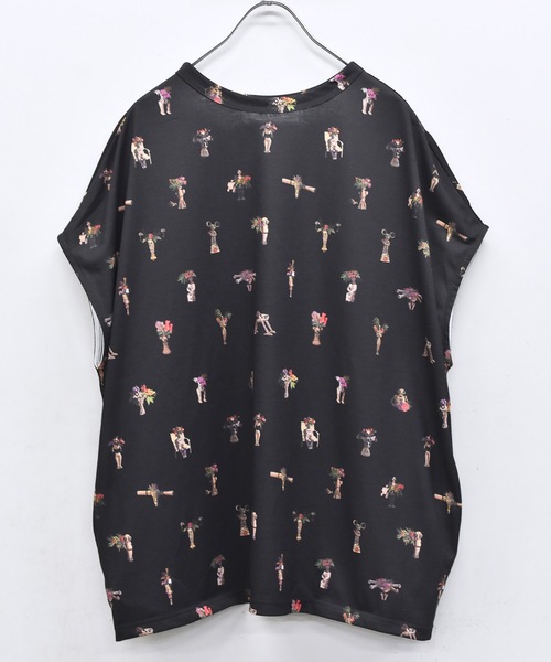 bedsidedrama（ベットサイドドラマ）の「Star Relic Dress Tee（Tシャツ/カットソー・レディース・ブラック/ベージュ・1）」の7枚目の写真