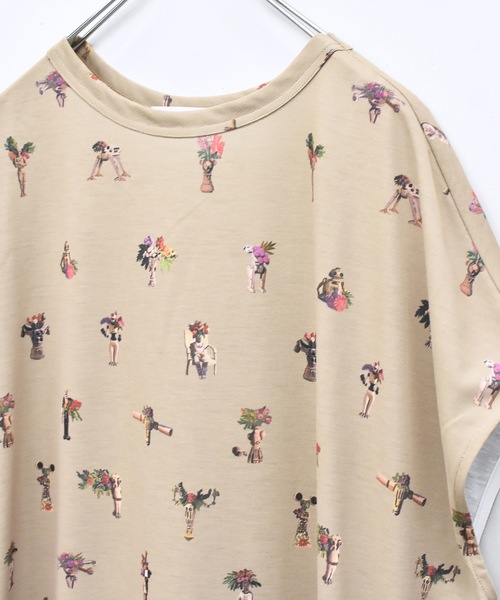 bedsidedrama（ベットサイドドラマ）の「Star Relic Dress Tee（Tシャツ/カットソー・レディース・ブラック/ベージュ・1）」の9枚目の写真