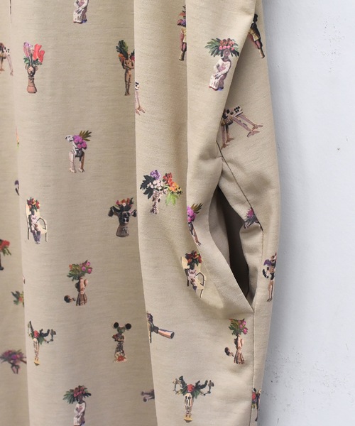 bedsidedrama（ベットサイドドラマ）の「Star Relic Dress Tee（Tシャツ/カットソー・レディース・ブラック/ベージュ・1）」の10枚目の写真