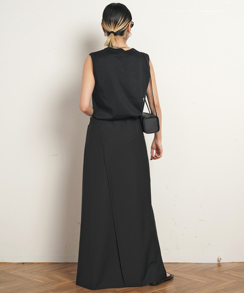 AP STUDIO（エーピーストゥディオ）の「ノースリーブTシャツ（Tシャツ/カットソー・レディース・ブラウン/ベージュ/ブラック/ホワイト・FREE）」の15枚目の写真