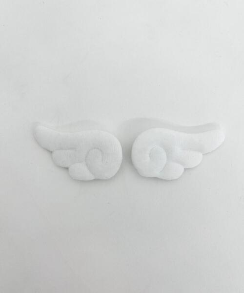 WEGO(ウィゴー)の「WEGO/【2点セット】羽クリップ(ヘアピン・レディース・ライトピンク/ホワイト・FREE)」の2枚目の写真