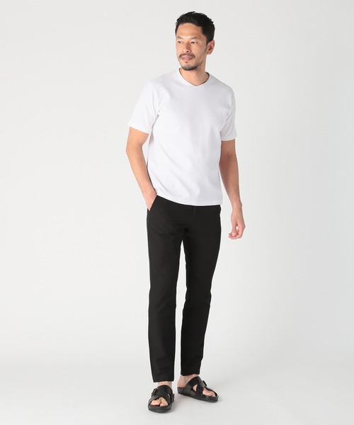 MEN'S BIGI(メンズビギ)の「ハイパワーストレッチ ツイルパンツ<2wayハイパワーストレッチ><接触冷感>(その他パンツ・メンズ・ブラック/ネイビー/ライトグレー・01/02/03/04)」の4枚目の写真