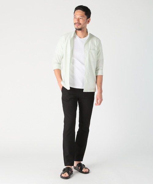 MEN'S BIGI(メンズビギ)の「ハイパワーストレッチ ツイルパンツ<2wayハイパワーストレッチ><接触冷感>(その他パンツ・メンズ・ブラック/ネイビー/ライトグレー・01/02/03/04)」の5枚目の写真