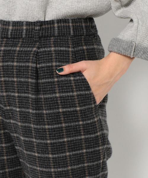 Another Edition（アナザーエディション）の「ウールチェックフリンジパンツ/AEBC W/CHK フリンジ PT◆（その他パンツ・レディース・ダークグレー/ベージュ・フリー）」の16枚目の写真
