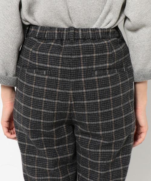 Another Edition（アナザーエディション）の「ウールチェックフリンジパンツ/AEBC W/CHK フリンジ PT◆（その他パンツ・レディース・ダークグレー/ベージュ・フリー）」の8枚目の写真