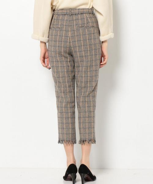 Another Edition（アナザーエディション）の「ウールチェックフリンジパンツ/AEBC W/CHK フリンジ PT◆（その他パンツ・レディース・ダークグレー/ベージュ・フリー）」の15枚目の写真