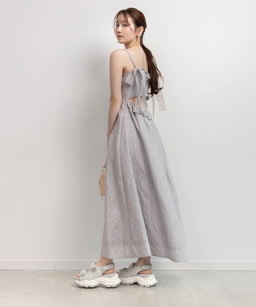 RANDA ワンピース ランダ RANDA フラワーキャミワンピース （WHITE