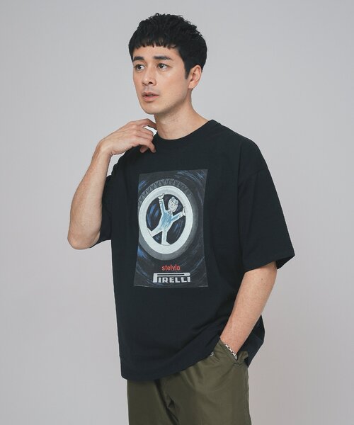 EDIFICE(エディフィス)の「SAVIGNAC (サヴィニャック) 別注 French Company プリント Tシャツ(Tシャツ/カットソー・メンズ・ブラック系その他/ブルー/ブラック/ホワイト/グリーン/レッド/パープル/イエロー・MEDIUM/LARGE/X-LARGE)」の21枚目の写真
