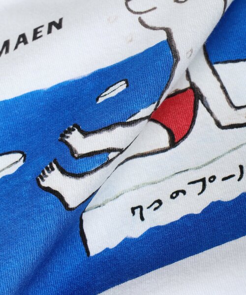 EDIFICE(エディフィス)の「SAVIGNAC (サヴィニャック) 別注 French Company プリント Tシャツ(Tシャツ/カットソー・メンズ・ブラック系その他/ブルー/ブラック/ホワイト/グリーン/レッド/パープル/イエロー・MEDIUM/LARGE/X-LARGE)」の19枚目の写真