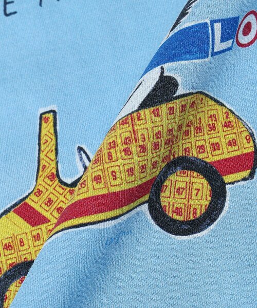 EDIFICE(エディフィス)の「SAVIGNAC (サヴィニャック) 別注 French Company プリント Tシャツ(Tシャツ/カットソー・メンズ・ブラック系その他/ブルー/ブラック/ホワイト/グリーン/レッド/パープル/イエロー・MEDIUM/LARGE/X-LARGE)」の10枚目の写真