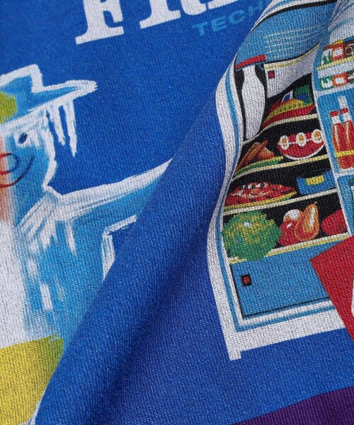 EDIFICE(エディフィス)の「SAVIGNAC (サヴィニャック) 別注 French Company プリント Tシャツ(Tシャツ/カットソー・メンズ・ブラック系その他/ブルー/ブラック/ホワイト/グリーン/レッド/パープル/イエロー・MEDIUM/LARGE/X-LARGE)」の11枚目の写真