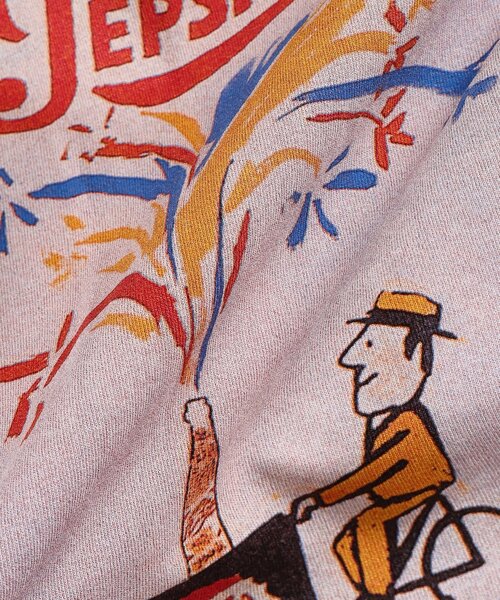 EDIFICE(エディフィス)の「SAVIGNAC (サヴィニャック) 別注 French Company プリント Tシャツ(Tシャツ/カットソー・メンズ・ブラック系その他/ブルー/ブラック/ホワイト/グリーン/レッド/パープル/イエロー・MEDIUM/LARGE/X-LARGE)」の12枚目の写真