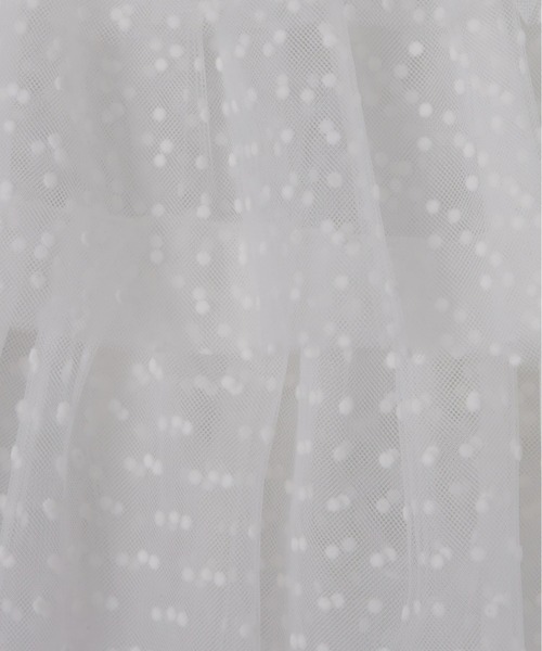 Olu.（オルドット）の「フロッキードットフリルトップス（シャツ/ブラウス・レディース・ブラック/ブルーグレー/ホワイト・FREE）」の19枚目の写真