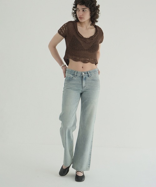 CLANE（クラネ）の「LOW WAIST SLIM DENIM PANTS（デニムパンツ・レディース・ブラック/ブルー系その他・1/0/2）」の15枚目の写真