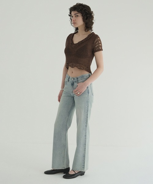 CLANE（クラネ）の「LOW WAIST SLIM DENIM PANTS（デニムパンツ・レディース・ブラック/ブルー系その他・1/0/2）」の16枚目の写真