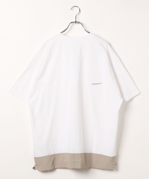 LEPSIM(レプシィム)の「ラグラン異素材5分袖プルオーバー 492547(Tシャツ/カットソー・レディース・アイボリー/オフホワイト/チャコールグレー・FREE)」の19枚目の写真